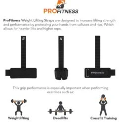 ProFitness Weight Lifting Straps -Fitness Equipment Shop 1d94108e907bb8311d8802b48fd54b4a 5d0a7580d3242 600x600 1