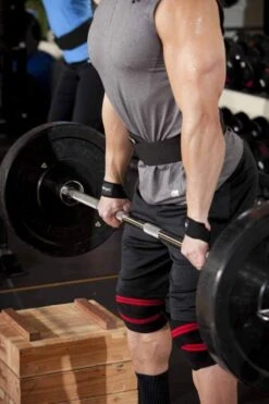 Harbinger Red Line Knee Wraps -Fitness Equipment Shop 9a1756fd0c741126d7bbd4b692ccbd91 5d0a75256f04b 600x900 1