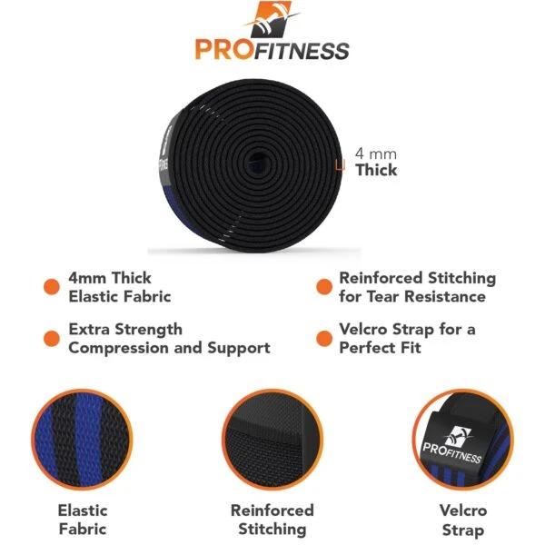 ProFitness Knee Wraps 7 ProFitness Knee Wraps - Image 5