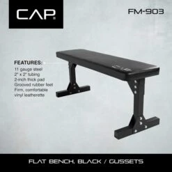 CAP Barbell Flat Utility Weight Bench -Fitness Equipment Shop b427426b8acd2c2e53827970f2c2f526 5d0a757766668 600x600 1
