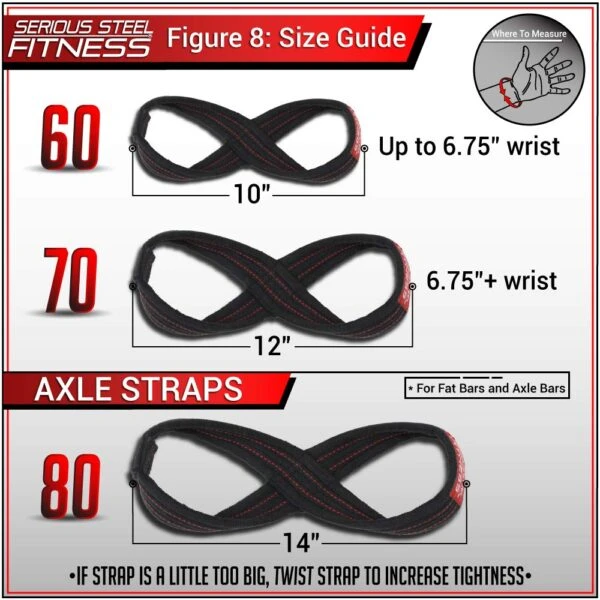 Serious Steel Fitness Figure 8 Straps 6 Serious Steel Fitness Figure 8 Straps - Image 4