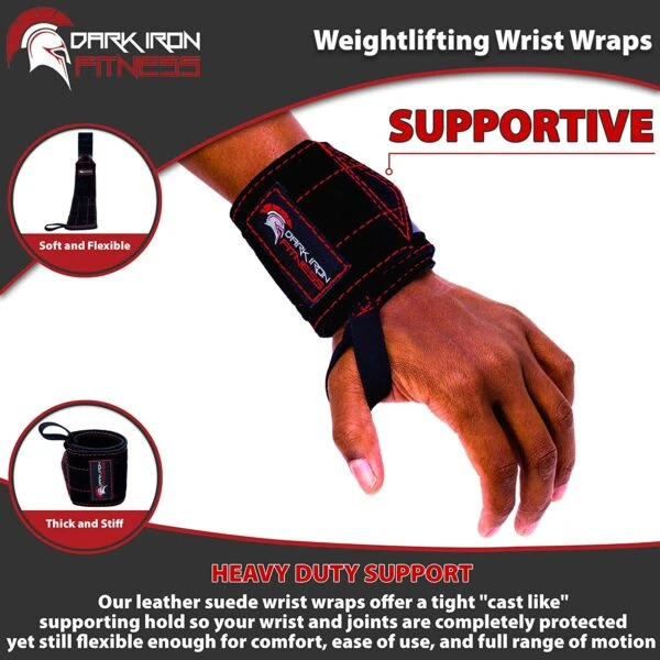 Dark Iron Fitness Wrist Wraps 7 Dark Iron Fitness Wrist Wraps - Image 5